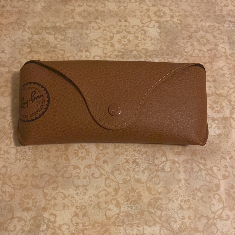 Brown Ray Ban sunglasses case